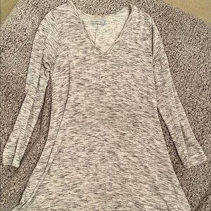 Abercrombie Light Grey Long Sleeve Dress